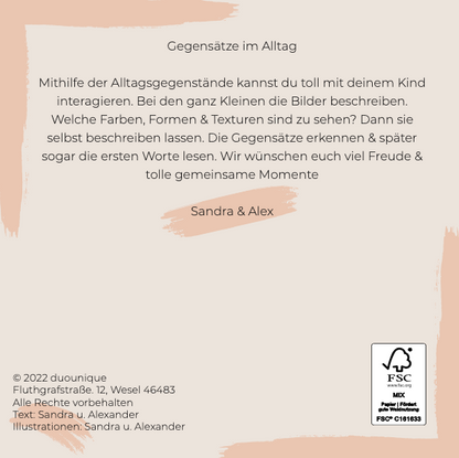 Kinderbuch "Gegensätze im Alltag"